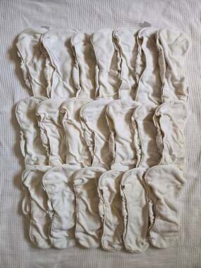 GroVia Cloth Diaper Stay-Dry Inserts Hemp/Cotton (Set of 20)